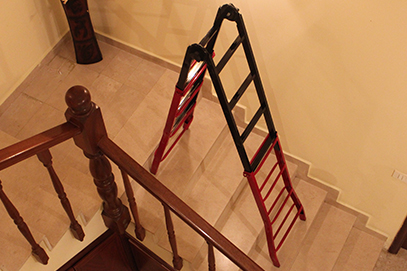 Stairway ladder
